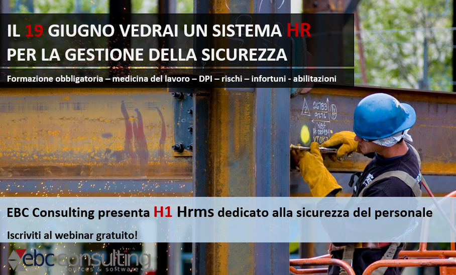 19 giugno webinar sicurezza del personale