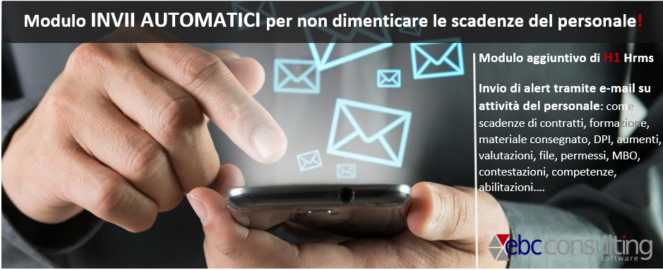 Gestione delle scadenze del personale con H1 Hrms EBCConsulting Gestione delle scadenze del personale con H1 Hrms EBCConsulting