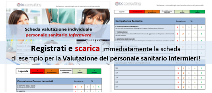 Scheda esempio valutazione personale medico infermieri