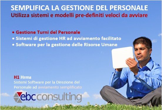 Software gestione turni del personale personale sanitario medico operatori H1 Hrms EBC Consulting
