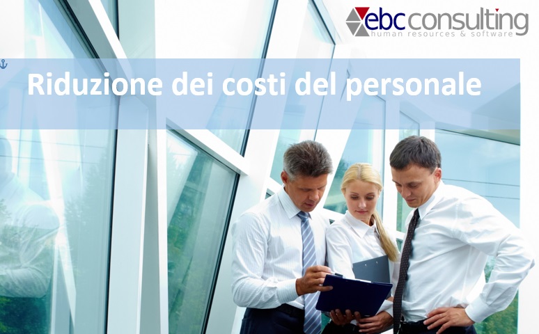 riduzione dei costi del personale