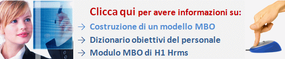 Modulo MBO Management by objectives gestione obiettivi del personale